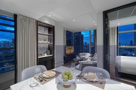 ให้เช่า Serviced Residence La Clef Bangkok 2 Bedroom Suite (65 ตร.ม.) (รวมน้ำไฟ/แม่บ้าน/Onsen) พร้อมมีบริการเครื่องดื่มที่ Santisuk Lounge ใกล้ BTS ทองหล่อ