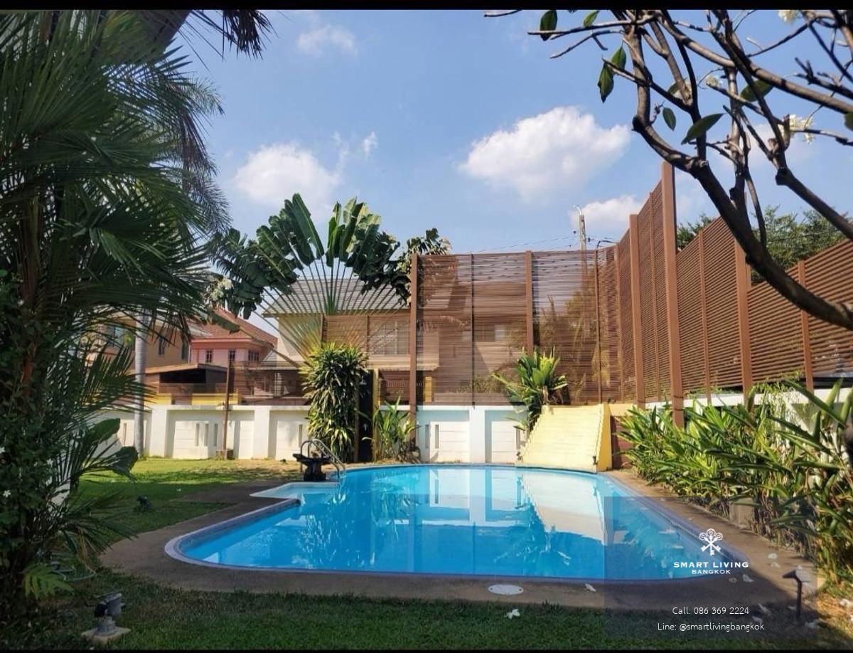 ขายบ้านเดี่ยว ธารารมย์ รามคำแหง 150 รีโนเวทใหม่ สระว่ายน้ำส่วนตัว ใกล้ BTS น้อมเกล้า