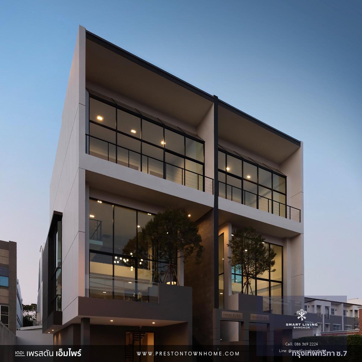 🔥ขายพร้อมเข้าอยู่ The Preston Empire โฮมออฟฟิศสุดหรู ยูนิตหลังมุม พร้อมหน้ากว้างถึง 7 เมตร และที่จอดรถ 6 คัน ใกล้จุดเชื่อมต่อทั้งเอ็มอาทีศรีกรีฑา และทางด่วนเชื่อมต่อเข้าเมือง เหมาะแก่การทำธุรกิจ เดินทางสะดวก