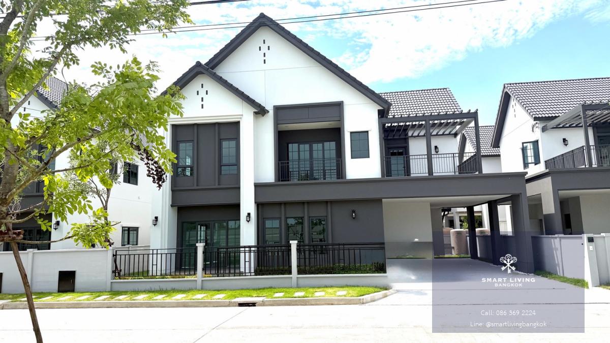 ขายบ้านเดี่ยว Centro Bangna แปลงใหญ่ 73.4 ตร.ว 4 ห้องนอน ใกล้ Mega Bangna บ้านมีสวน จอดรถได้ 5 คัน