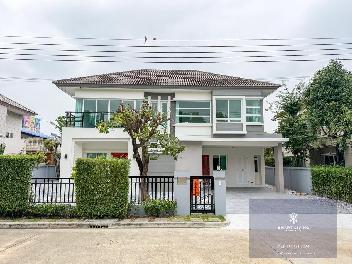 ✨ขายบ้านเดี่ยวรีโนเวทใหม่ติดถถนราชพฤกษ์ ที่บางกอกบูเลอวาร์ด ราชพฤกษ์-พระราม5 4ห้องนอน ขนาด 258 ตรม. สิ่งอำนวยความสะดวกครบ ใกล้ห้าง, ใกล้โรงพยาบาล, ใกล้โรงเรียน