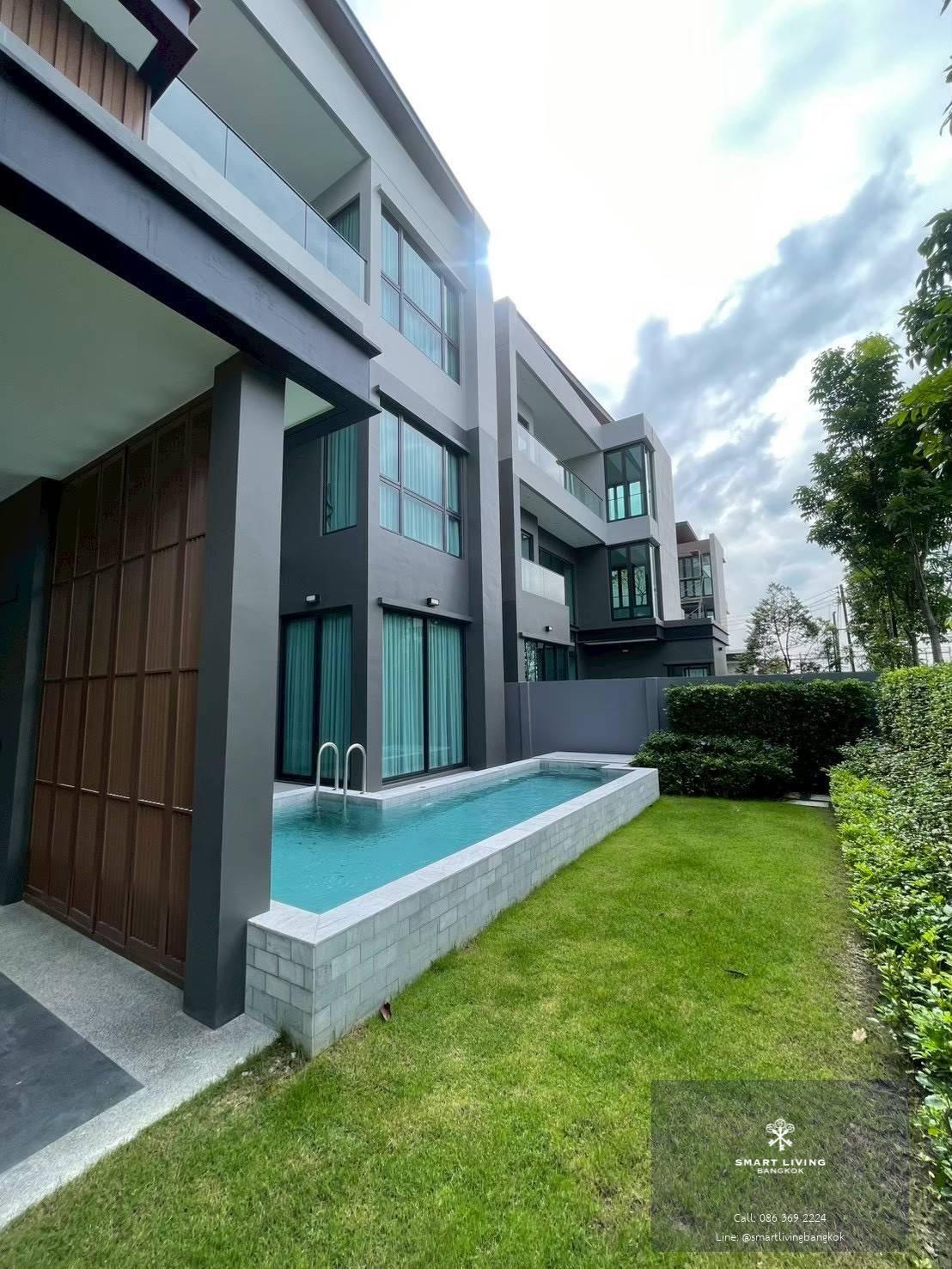 ให้เช่าบ้านเดี่ยวหรู THE HONOR โยธินพัฒนา พูลวิลล่าส่วนตัว 654 ตร.ม. 6 ห้องนอน ตกแต่งครบพร้อมอยู่