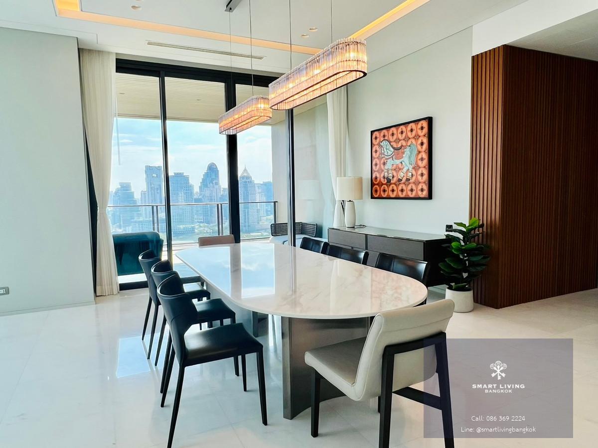 ✨ขาย/ให้เช่าคอนโดสุดหรูที่ The Residences at Sindhorn Kempinski 4 ห้องนอน พื้นที่กว้าง ตกแต่งสวย เฟอร์นิเจอร์ครบ ระเบียงใหญ่ วิวสวยมาก ใกล้ BTS ราชดำริ