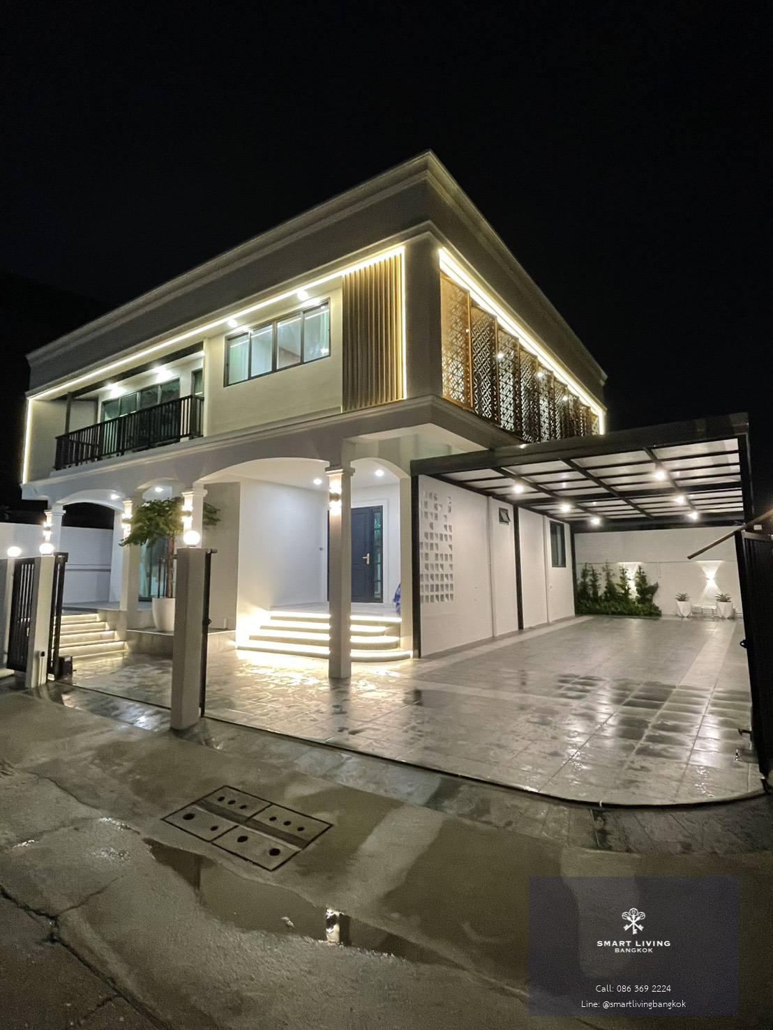 ขายบ้านเดี่ยว นวมินทร์ หลังมุม รีโนเวทใหม่ทั้งหลัง บ้านเพดานสูง ทำเลใกล้ Fashion Island