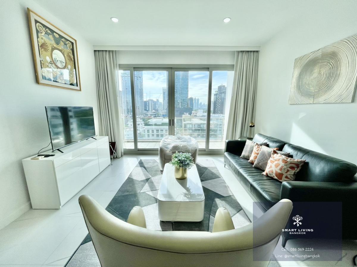 📢👇185 Rajadamri is one of luxury condo , unblocked view, long big balcony, fully furnished, near Central World, Lumpini park, Velaa community mall.
