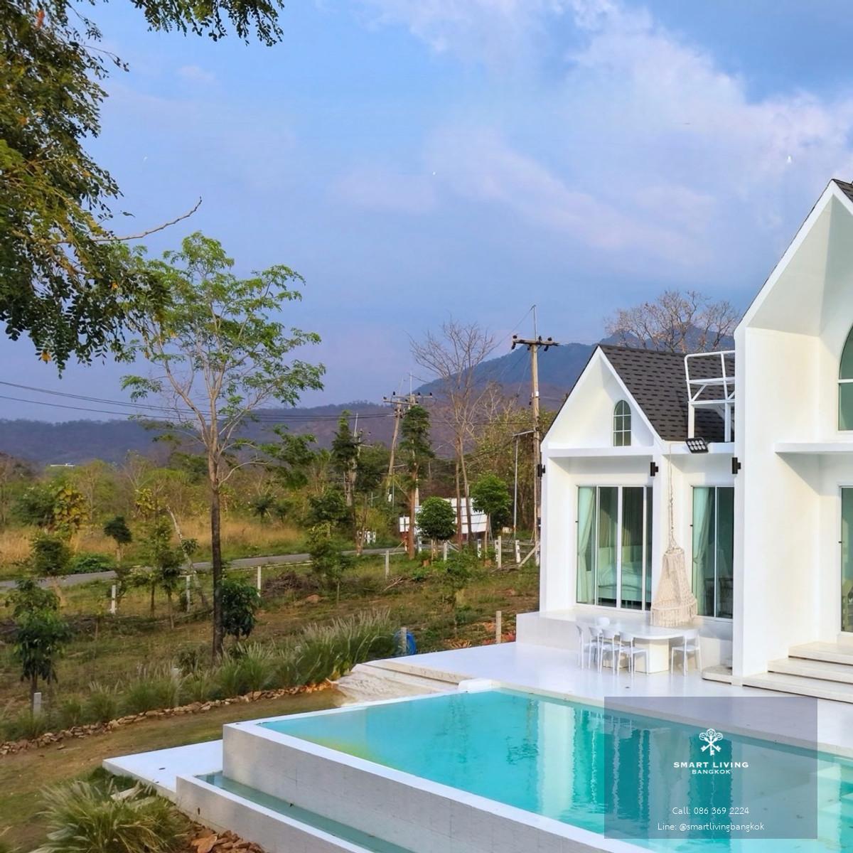 ขายพูลวิลล่าเขาใหญ่ สไตล์ Nordic พร้อมสระว่ายน้ำส่วนตัว ใกล้ Sir James Country Club มวกเหล็ก โปรโมชั่นมีนาคม ราคาพิเศษ