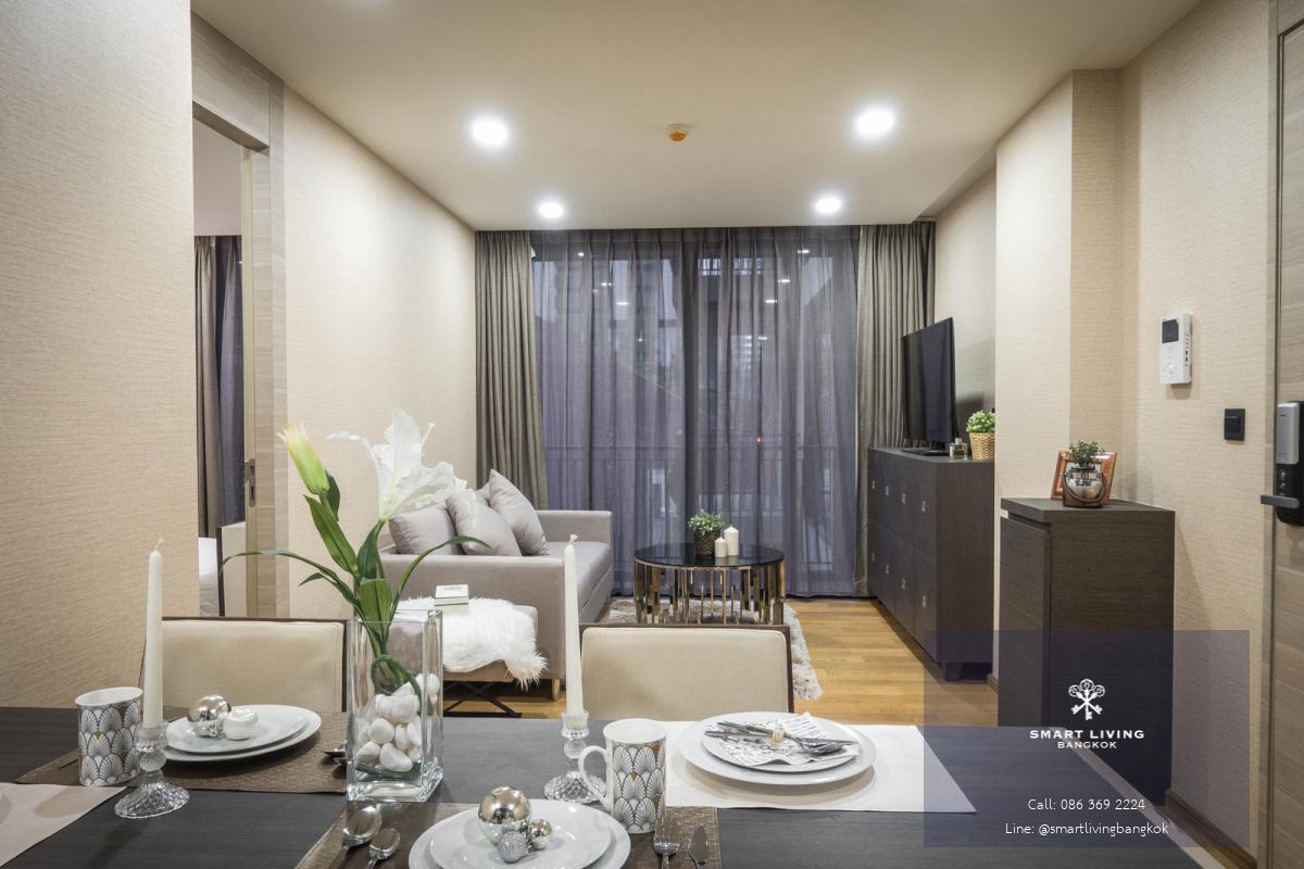 คอนโดให้เช่า Klass Langsuan ใกล้ BTS ชิดลม 300 เมตร 1 ห้องนอน 46 ตร.ม. ใกล้ Central Chidlom Central Embassy Central World