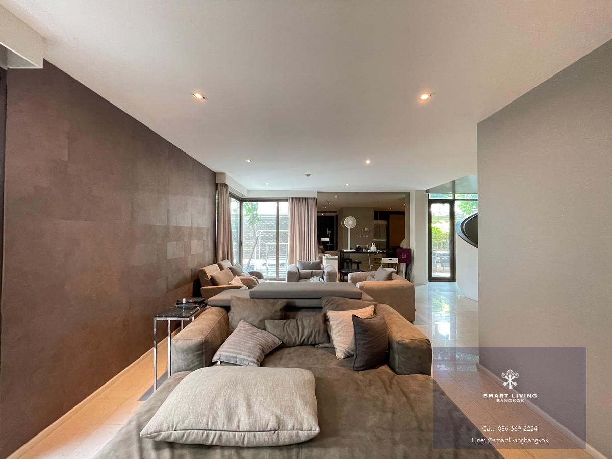 บ้านระดับ Luxury พร้อมสระว่ายน้ำและสวนส่วนตัว ในโซนสาทร – ยานนาวา พื้นที่ใช้สอยขนาดใหญ่ถึง 393 ตารางเมตร พร้อม Private Lift ให้ความเป็นส่วนตัวสูง เหมาะสำหรับผู้บริหาร ชาวต่างชาติ หรือครอบครัวที่ต้องการบ้านหรูใจกลางเมือง