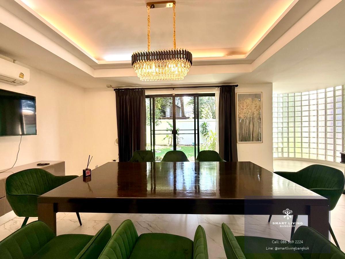 ให้เช่าบ้าน House Pridi Phanomyong  5 ห้องนอน จอดรถได้ถึง 4-6 คัน ใกล้BTS เอกมัย-ทองหล่อ