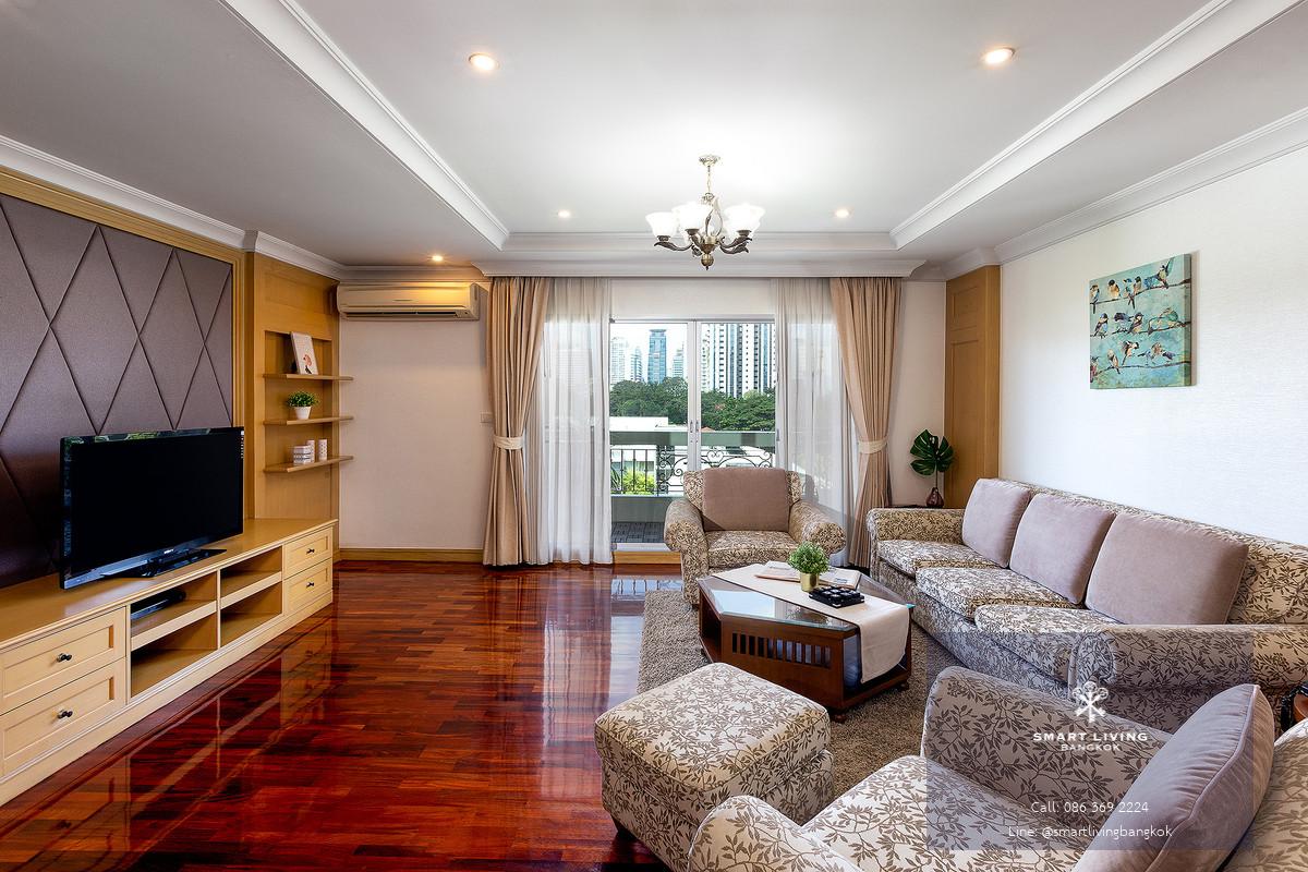 ✨Condo in Phromphong for rent! 3 bedroom with 200 sq.m fully furnished near BTS Phromphong, Fuji Supermarket