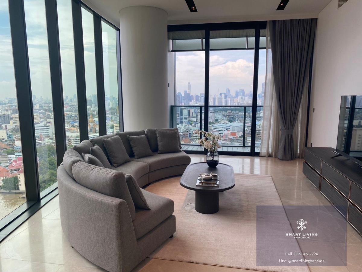 [LIVING INSIDER - THAI] ให้เช่าคอนโดหรูริมแม่น้ำเจ้าพระยา Banyan Tree Residences Riverside Bangkok 2 ห้องนอน 178 ตร.ม. วิวแม่น้ำพาโนรามา ใกล้ ICONSIAM