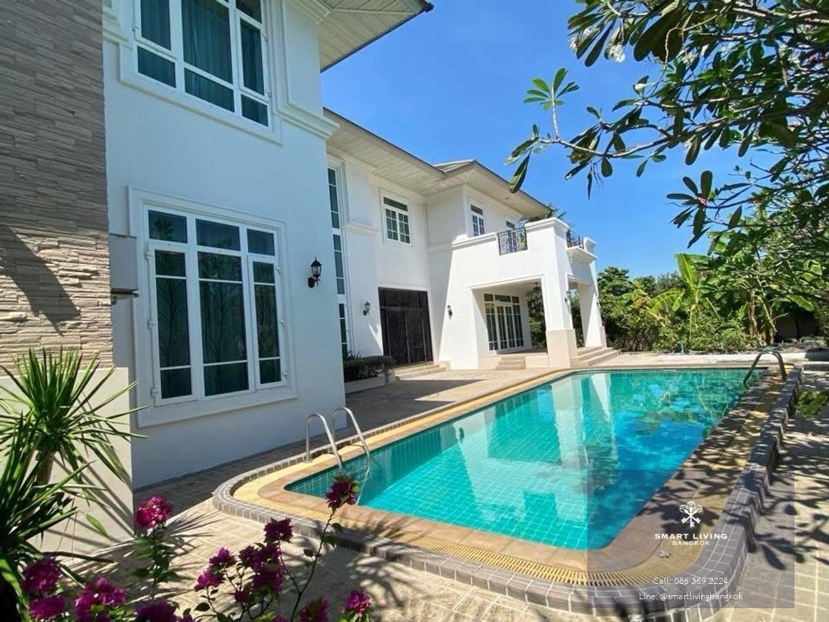 ขายคฤหาสน์หรู 1 ไร่ พร้อมสระว่ายน้ำส่วนตัว ใกล้เมืองทองธานี แจ้งวัฒนะ ใกล้ BTS Impact เมืองทองธานี