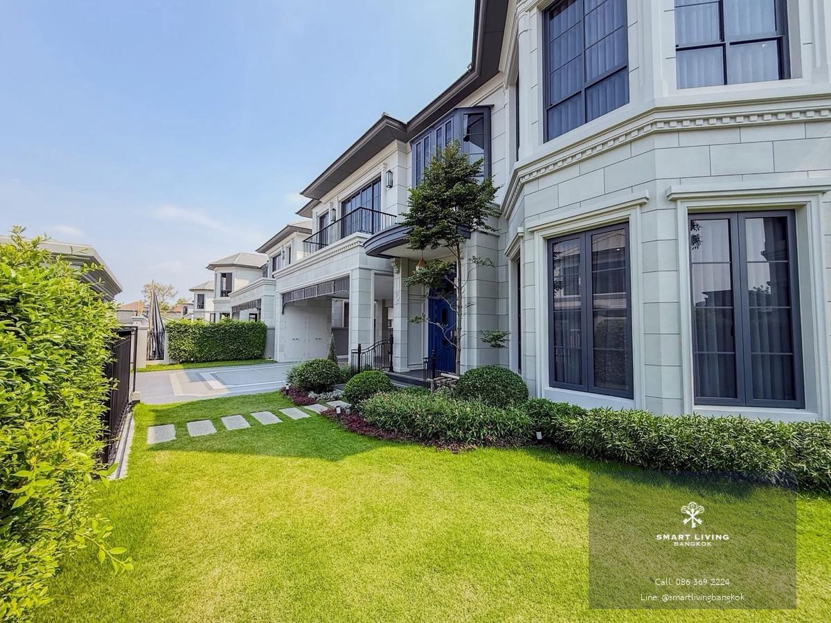 บ้านหรู เดินทางสะดวก ใกล้ทางขึ้น-ลงทางด่วนศรีรัช ใกล้โรงเรียนนานาชาติหลายแห่ง