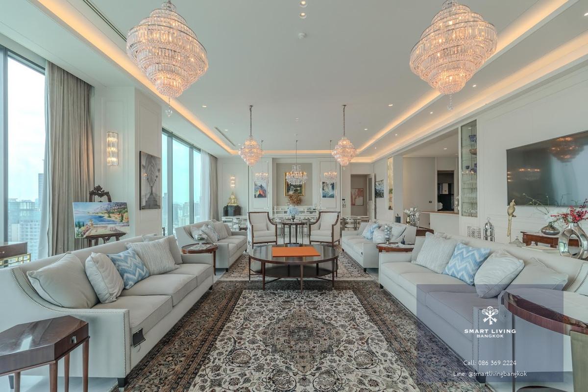 ✨ขาย/ให้เช่าเพนท์เฮาส์สุดหรูพร้อมสระว่ายน้ำบนระเบียงส่วนตัว The Residences at Sindhorn Kempinski 4 ห้องนอน พื้นที่ใหญ่ เฟอร์นิเจอร์ครบ ระเบียงใหญ่ วิวสวย ใกล้ BTS ราชดำริ