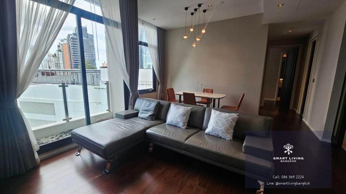 ให้เช่าคอนโดหรู 2 ห้องนอน ไซส์ใหญ่ 83 ตร.ม.  วิวสวย ทำเลระดับซูเปอร์ลักชัวรี เดินเพียง 300 เมตรถึง BTS พร้อมพงษ์ และห้างหรู EmQuartier
