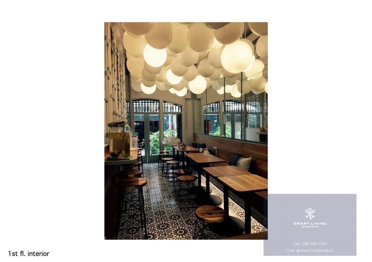 ให้เช่าตึกโบราณแถวโบราณ 100 ปี / BTS ตากสิน | คาเฟ่–ร้านอาหาร | บางรัก–สาทร | คนเดินทั้งวัน