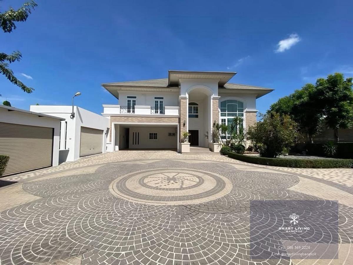 ขายคฤหาสน์หรู 1 ไร่ พร้อมสระว่ายน้ำส่วนตัว ใกล้เมืองทองธานี แจ้งวัฒนะ ใกล้ BTS Impact เมืองทองธานี