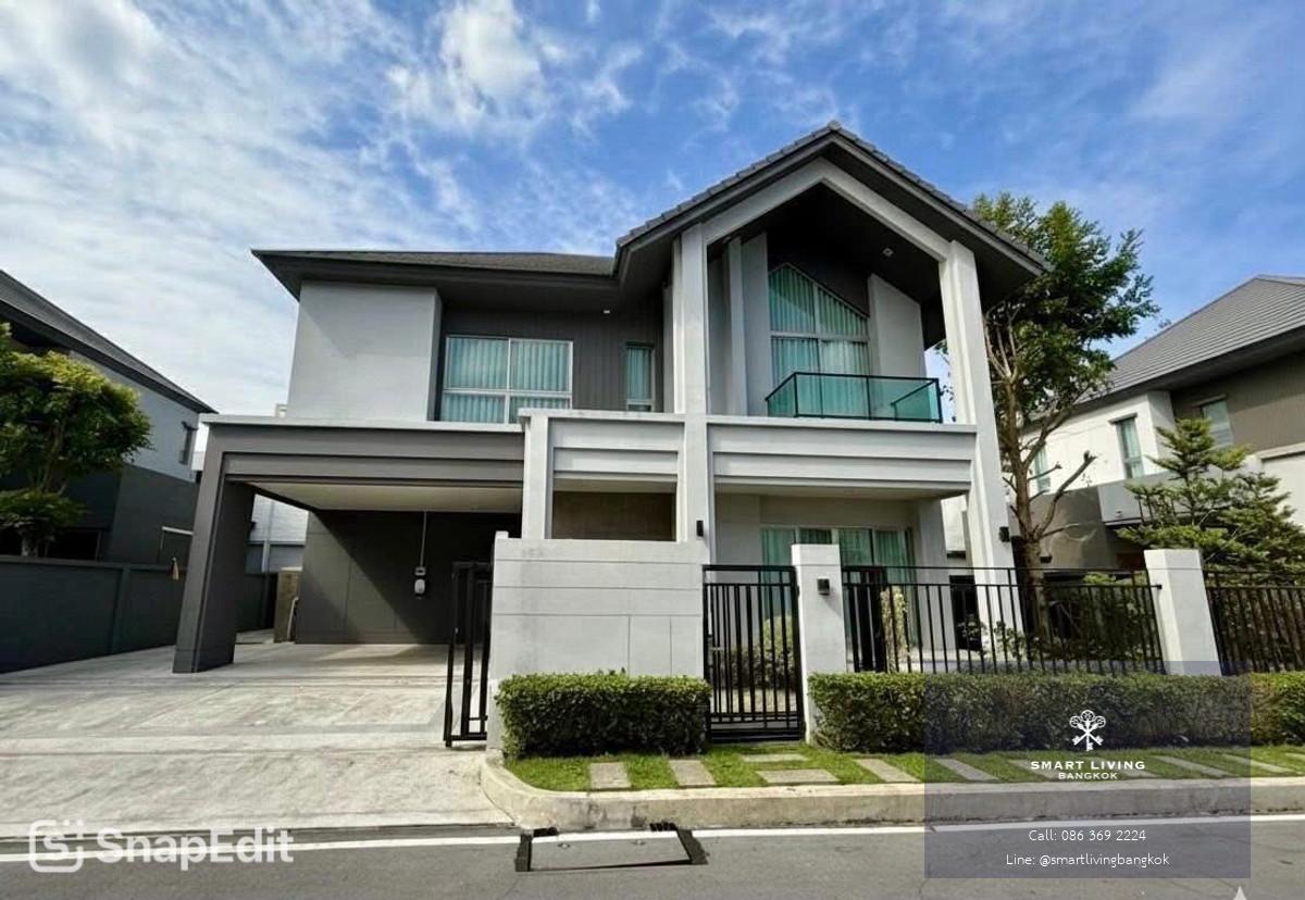 ให้เช่า บ้านเดี่ยว Bangkok Boulevard Signature ลาดพร้าว–เสรีไทย บ้านหรูตกแต่งครบ 4 ห้องนอน ใกล้รถไฟฟ้าสายสีเหลือง บางกะปิ