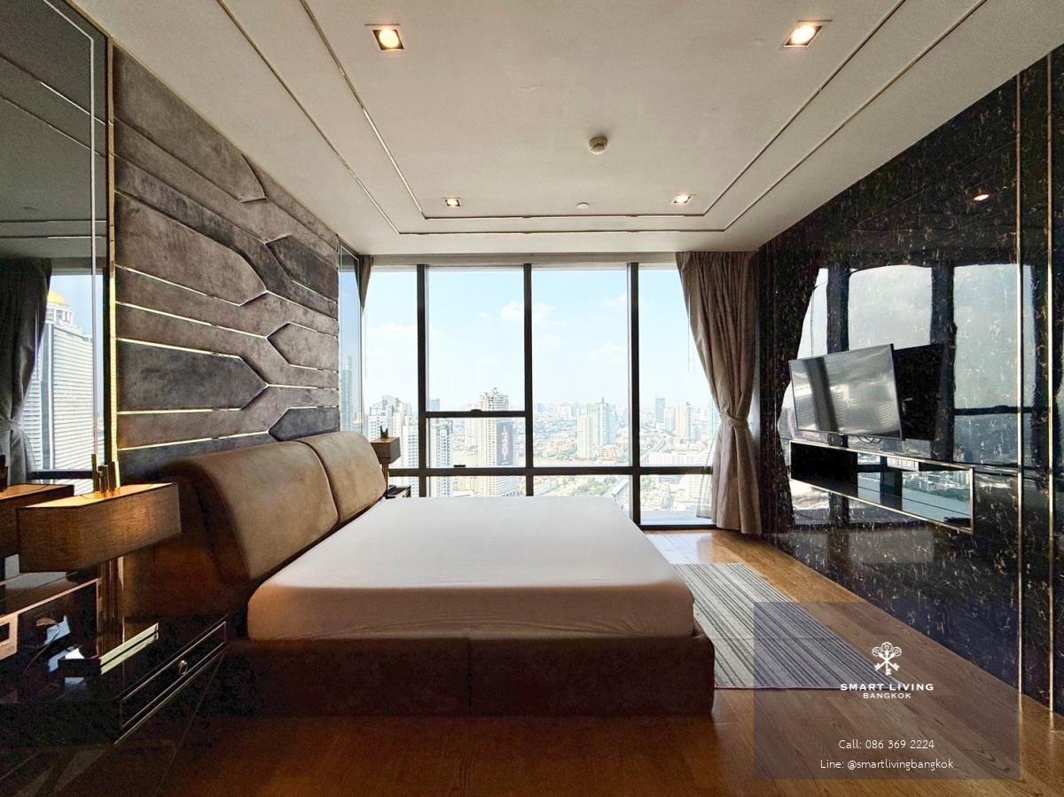 คอนโดหรู The Bangkok Sathorn แบบ Duplex ห้องมุม วิวแม่น้ำ ใกล้ BTS สุรศักดิ์ 50 เมตร ขนาด 120 ตร.ม ทำเลสาทร