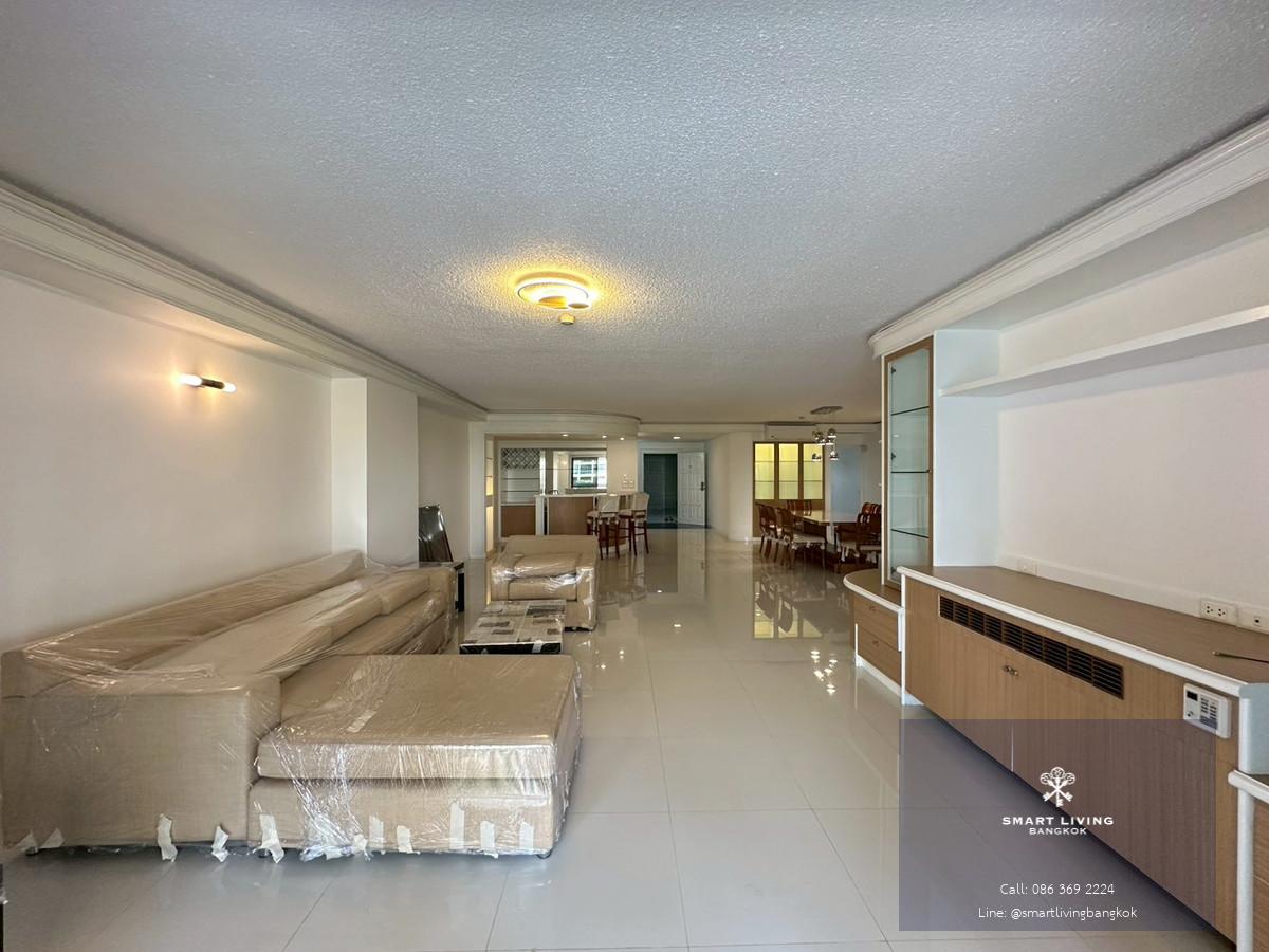 ✨🏢ให้เช่าคอนโดย่านหลังสวน 2+1 ห้องนอน ขนาด 200ตรม. ห้องสวน เฟอร์นิเจอร์ครบ ระเบียงกว่าง ใกล้BTSราชดำริ, สวนลุมพินี พร้อมเข้าอยู่