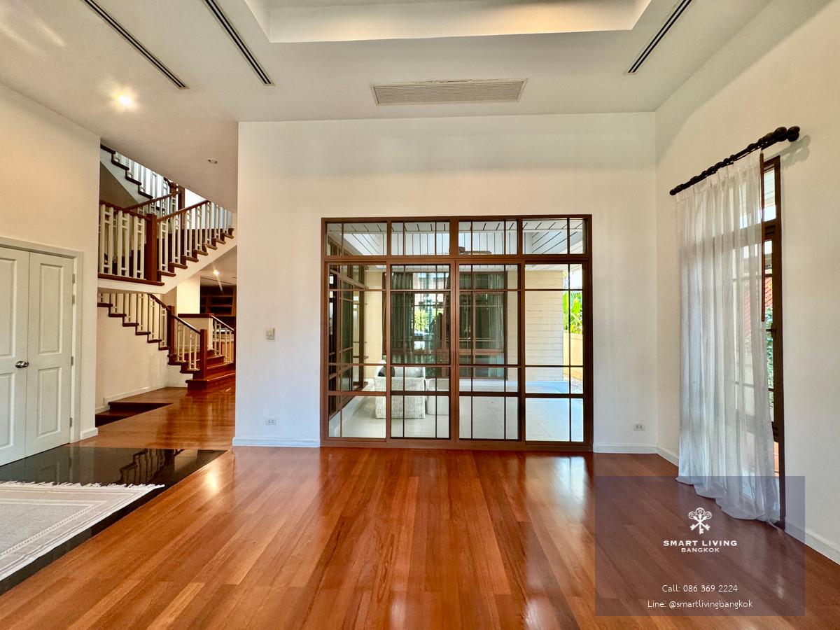 ให้เช่าบ้านเดี่ยวโครงการBAAN SANSIRI SUKHUMVIT 67 ใกล้BTSพระโขนง4ห้องนอน5ห้องน้ำ