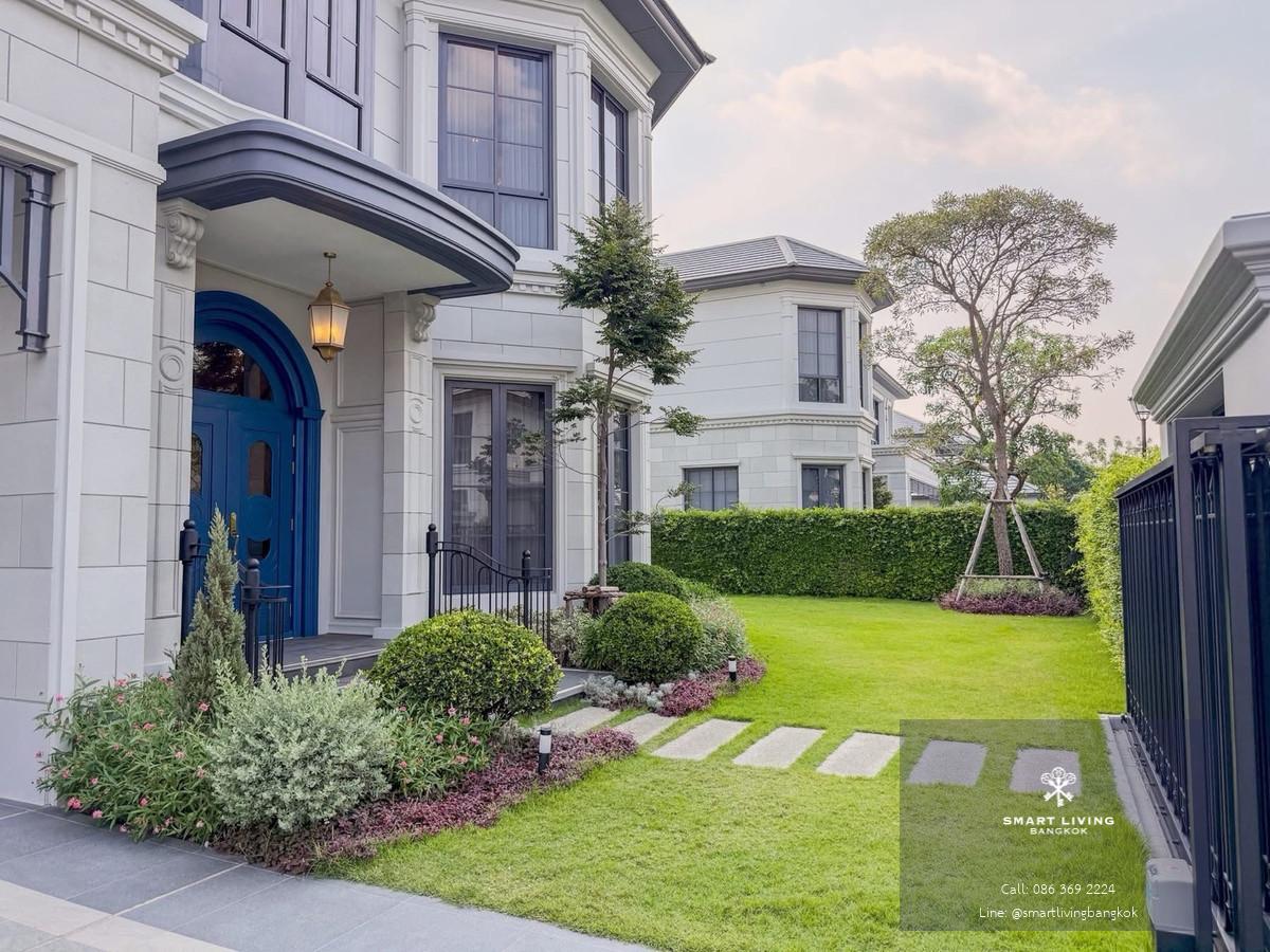 บ้านหรู เดินทางสะดวก ใกล้ทางขึ้น-ลงทางด่วนศรีรัช ใกล้โรงเรียนนานาชาติหลายแห่ง