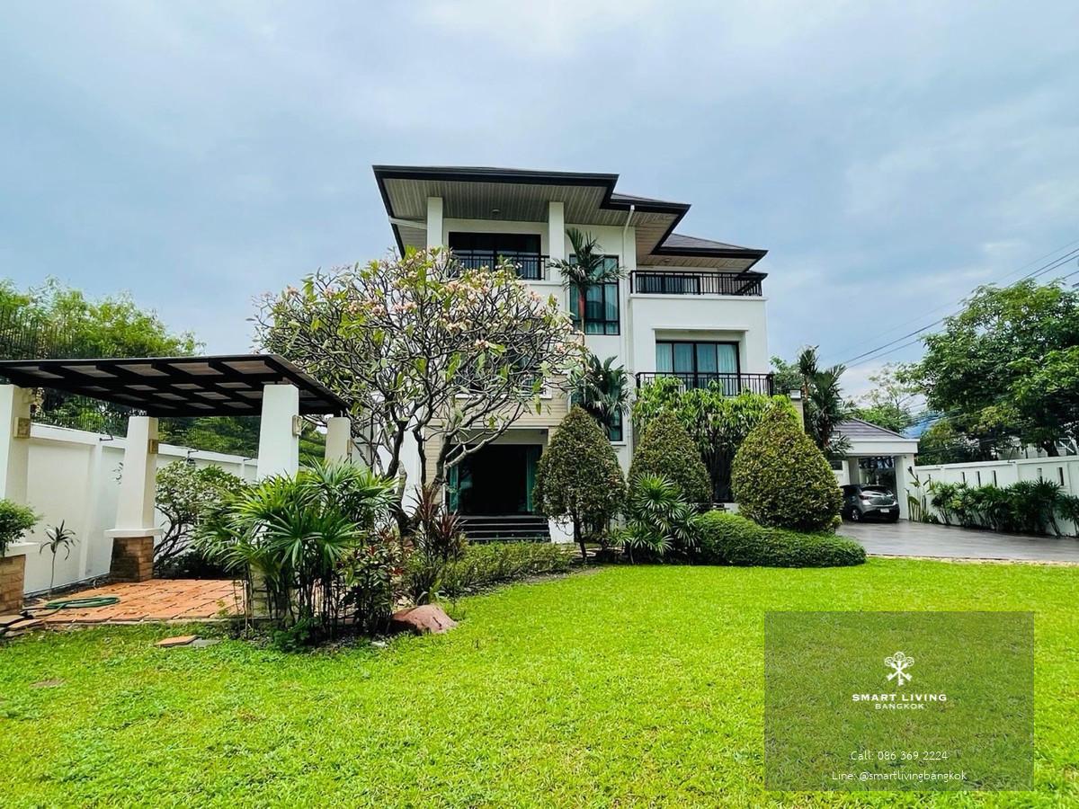 บ้านเดี่ยวให้เช่า รัชดา ขนาด 210 ตรว. พื้นที่ใช้สอย 450 ตรม. 4 ห้องนอน ที่จอดรถ 6 คัน ใกล้ Central Ladprao