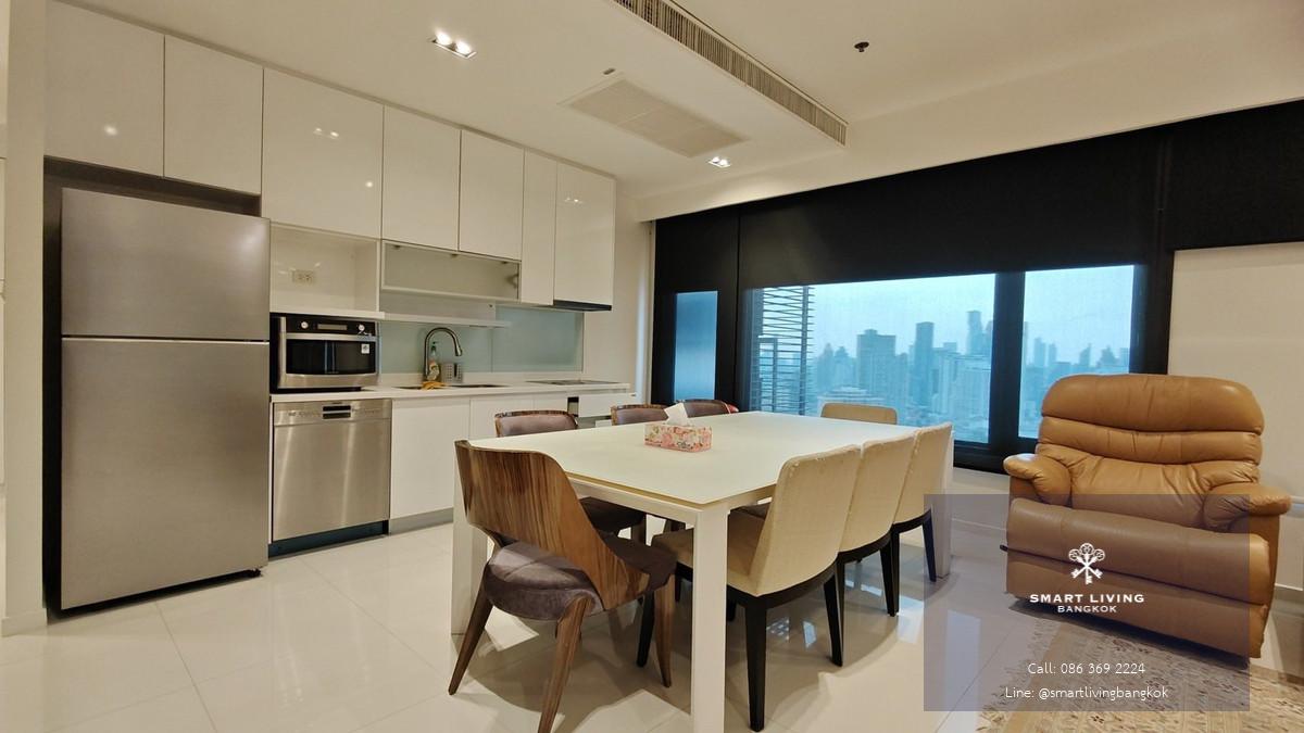 For rent Amanta Lumpini✨2 bedroom 138 sq.m fully furnished on the high floor with unblock view near One Bangkok and Mrt Lumpini