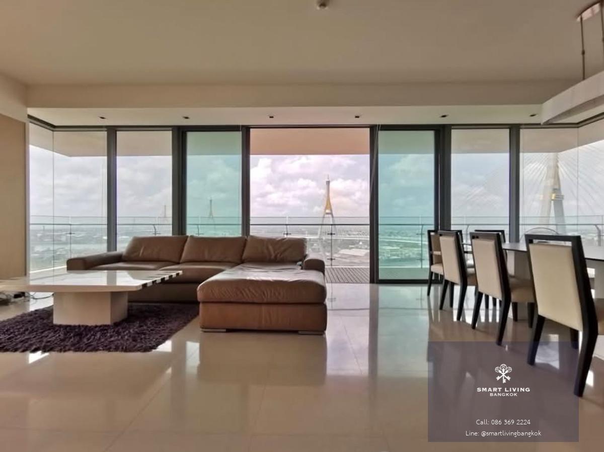 ให้เช่าคอนโด The Pano พระราม 3 ห้องใหญ่ วิวแม่น้ำเจ้าพระยา ระเบียงกว้าง พร้อมอยู่