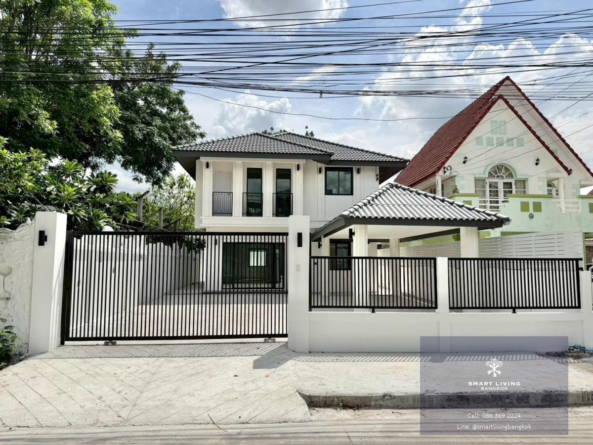 ขายบ้านเดี่ยวรีโนเวทใหม่ House Nawamin 111  58 ตร.ว. จอดรถได้ 4 คัน ทำเลดีทะลุได้ 4 เส้นทาง