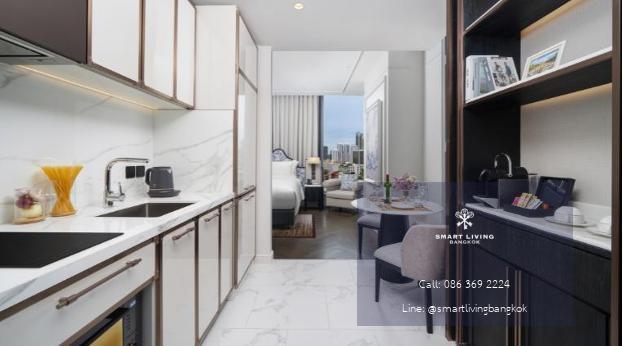 ให้เช่าคอนโดหรู โครงการใหม่ 38 ตร.ม. (1 ห้องนอน) Studio Deluxe โปร All-Inclusive ฟรีน้ำไฟ+แม่บ้าน มี Santisuk Lounge บริการ ติด BTS ทองหล่อ