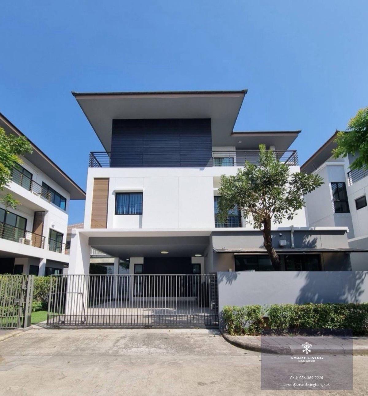 ขาย/ เช่า บ้านเดี่ยว บ้านลุมพินี สวนหลวง ร.9 ใกล้ Bangkok Pattana Mega Bangna