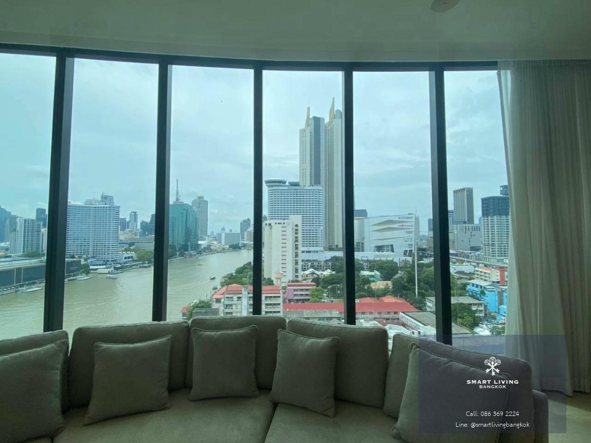 ให้เช่าคอนโดหรูริมแม่น้ำเจ้าพระยา Banyan Tree Residences Riverside Bangkok 2 ห้องนอน 160 ตร.ม. วิวแม่น้ำพาโนรามา ใกล้ ICONSIAM