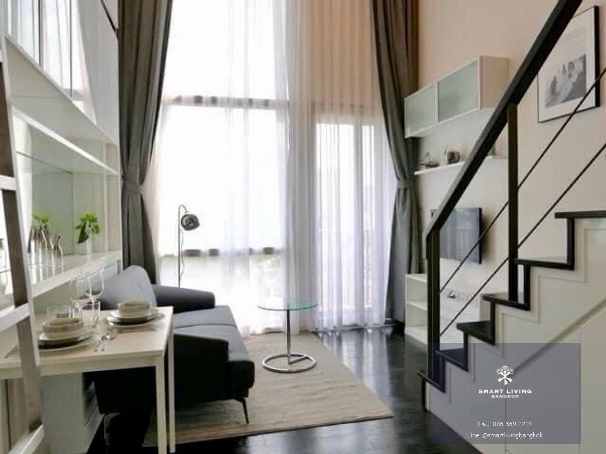 ขายคอนโด ไอดีโอ มอร์ฟ 38 ใกล้รถไฟฟ้า BTS ทองหล่อ เพดานสูงแบบดูเพล็กซ์