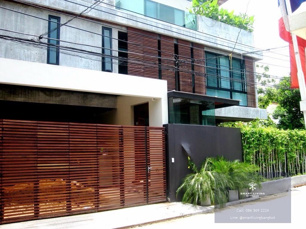 ให้เช่าบ้านเดี่ยวหรู พร้อมสระว่ายน้ำส่วนตัว ซอยสุขุมวิท 53 ใกล้ BTS ทองหล่อ