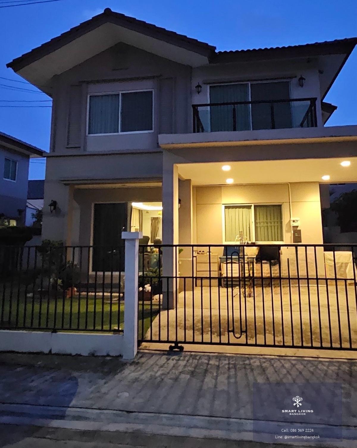 บ้านเดี่ยว 4 ห้องนอน วรารมย์ วัชรพล–เพิ่มสิน แต่งครบพร้อมอยู่ เดินทางสะดวกใกล้ BTS สะพานใหม่