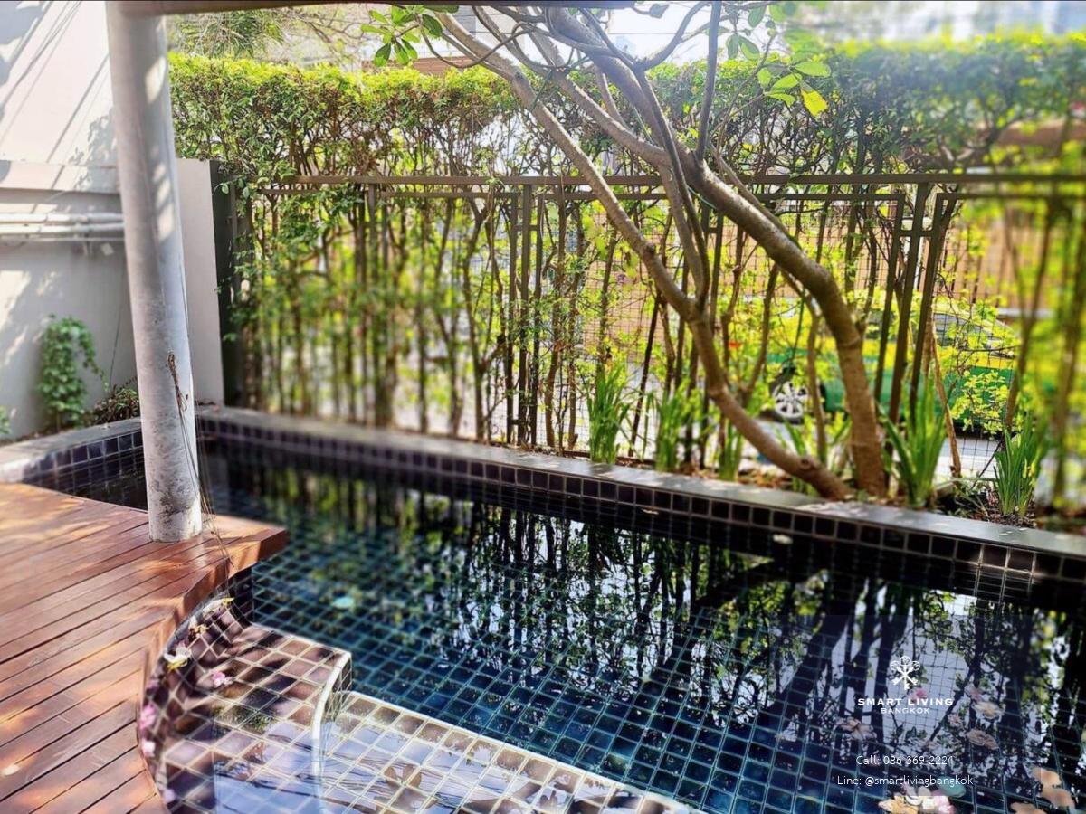 ให้เช่าบ้านเดี่ยวหรู พร้อมสระว่ายน้ำส่วนตัว ซอยสุขุมวิท 53 ใกล้ BTS ทองหล่อ