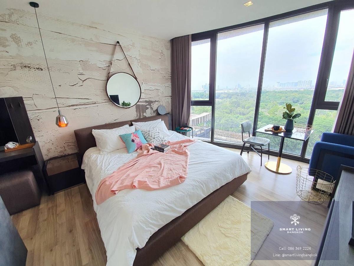 ห้องมุมกระจกโค้ง วิวสวนจตุจักร 2 ห้องนอน The Line จตุจักร–หมอชิต ใกล้ BTS หมอชิต MRT สวนจตุจักร