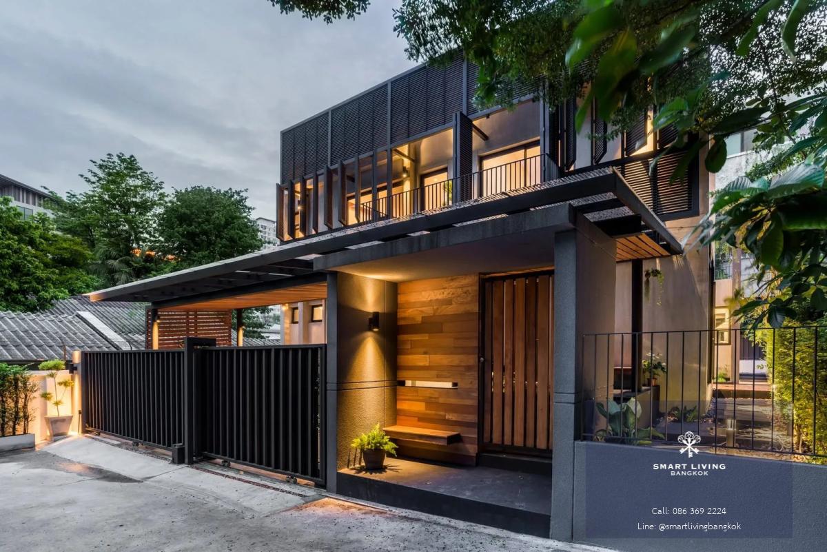 ให้เช่าบ้านเดี่ยวหรู สุขุมวิท 28 (3นอน 250ตร.ม.) สเปซกว้างบนที่ดิน 75 ตร.ว. ไพรเวทสูงสุด ร่มรื่นเหมือนโอเอซิส ใกล้ BTS พร้อมพงษ์