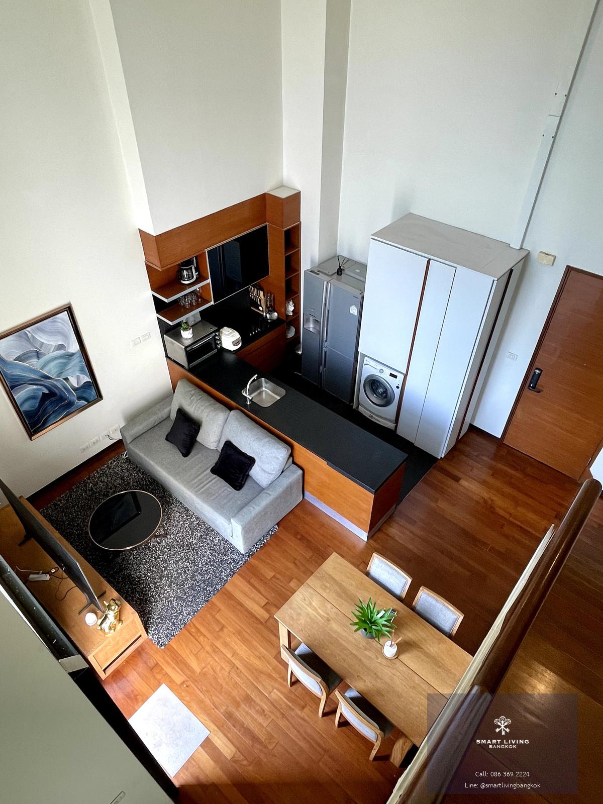 Ashton Morph for rent! 🔥Pet-friendly 2 bedroom duplex 110 sq.m fully furnished with private pool near BTS Thonglor