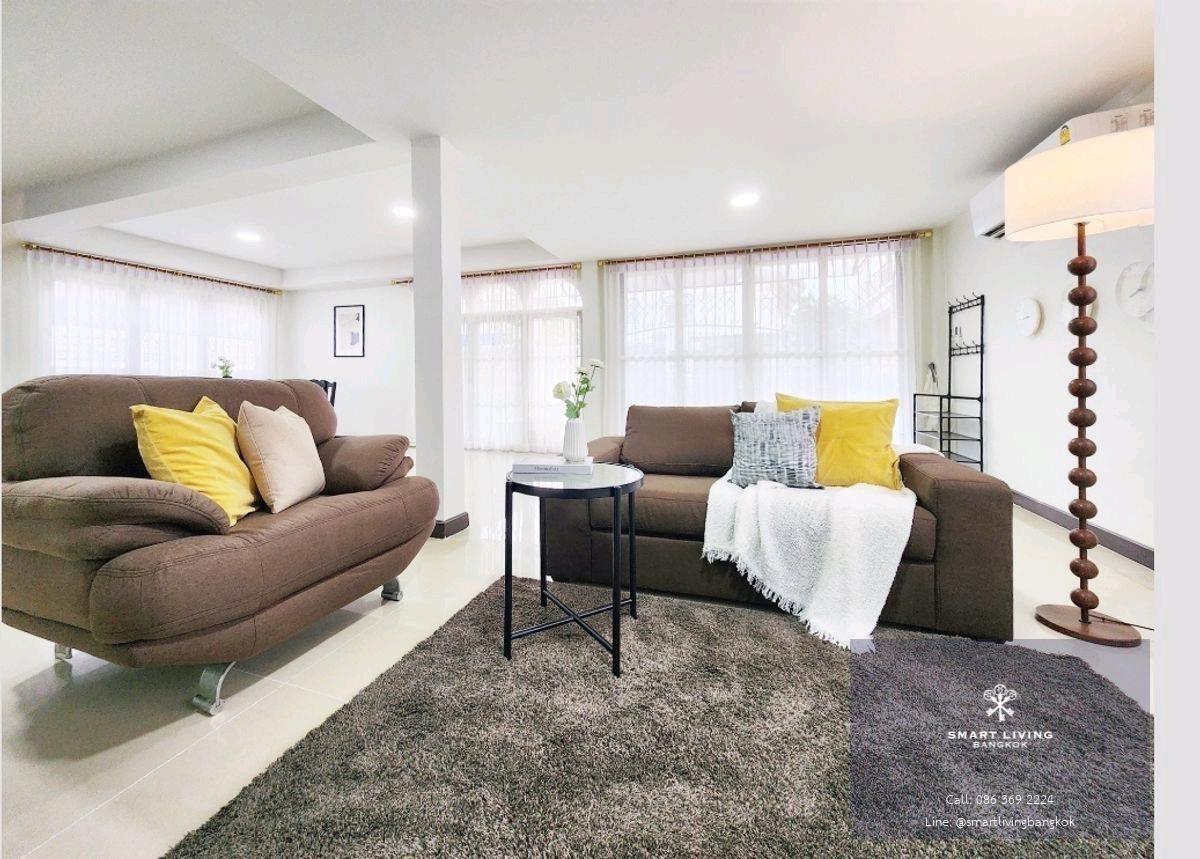 ให้เช่าบ้านเดี่ยว ห้วยขวาง รีโนเวทใหม่ พร้อมอยู่ 5 ห้องนอน 2 ชั้น พื้นที่ใช้สอย 400 ตร.ม บนที่ดิน 70 ตร.ว ทำเลใกล้ตลาดกลางคืน เหมาะอยู่อาศัยหรือทำ Airbnb รองรับลูกค้าต่างชาติ