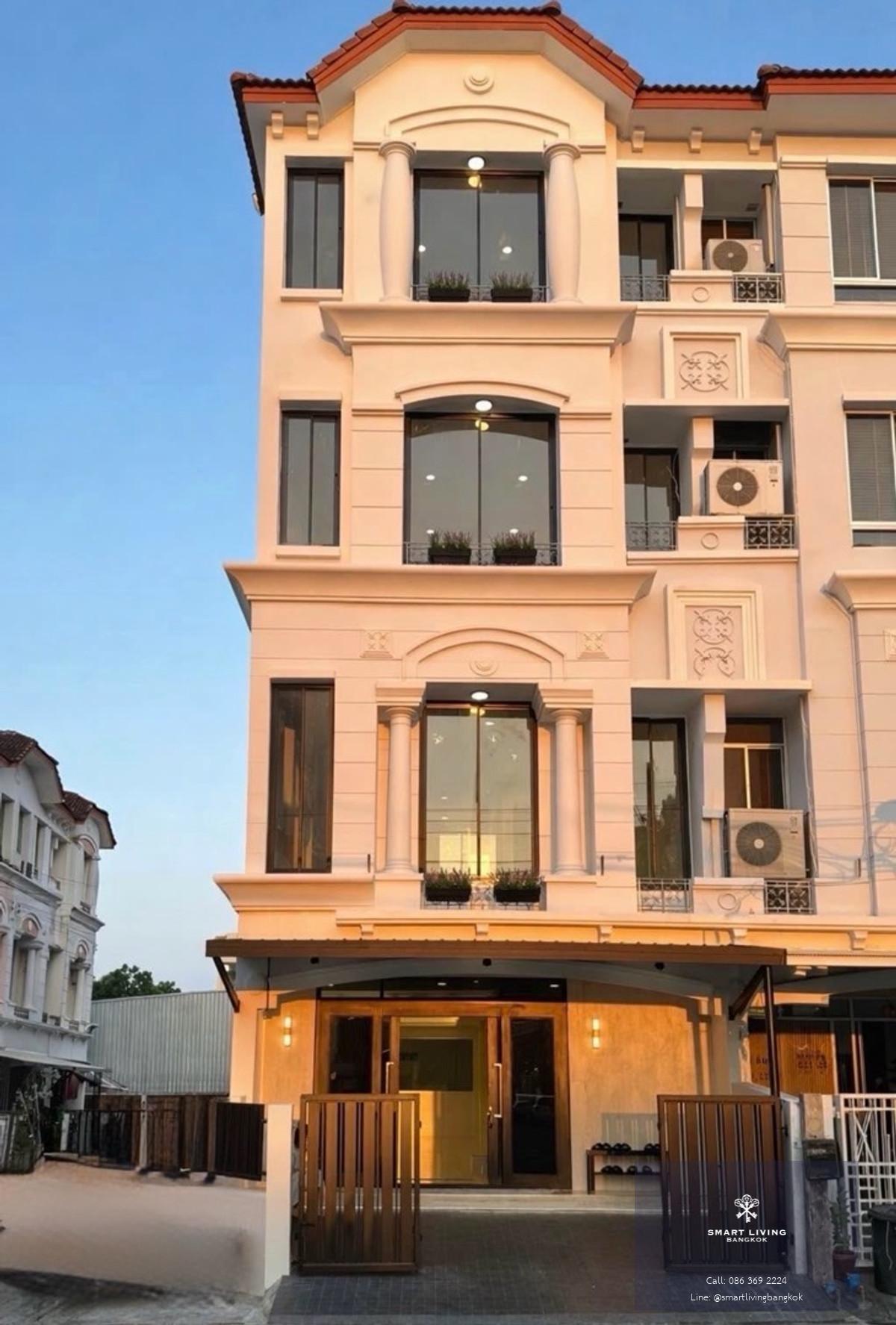 โฮมออฟฟิศ 4 ชั้น บ้านกลางเมือง พระราม 9 ลาดพร้าว  Town in Town รีโนเวทใหม่ ใกล้รถไฟฟ้าและทางด่วน