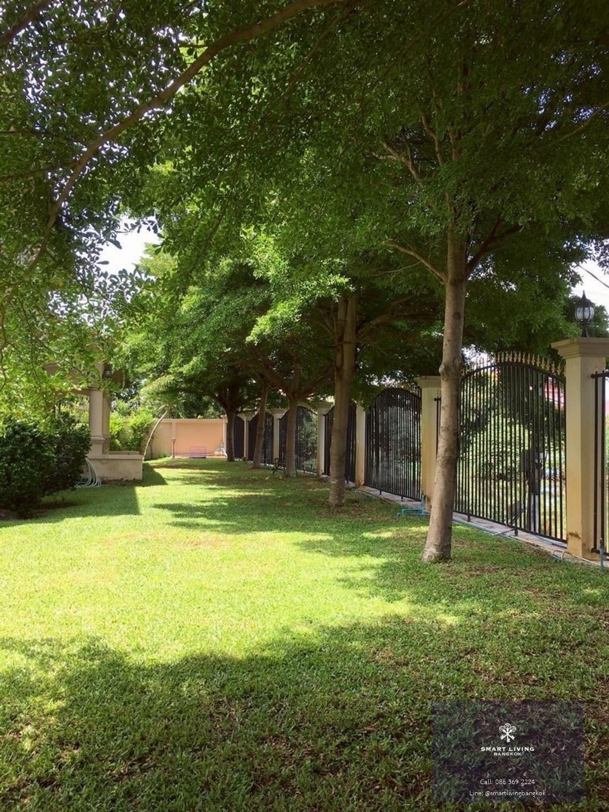 เช่าและขายคฤหาสน์หลังใหญ่ติดริมน้ำ บางพลี เทพารักษ์ กม.13 ที่ดิน 2 ไร่ ใกล้สนามบินสุวรรณภูมิ