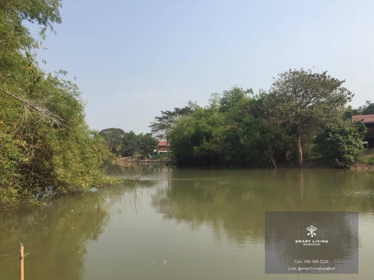 ขายที่ดินริมแม่น้ำน้อย อยุธยา ผืนใหญ่ 1,300 ตร.ว. เหมาะสร้างบ้านพักตากอากาศและรีสอร์ต