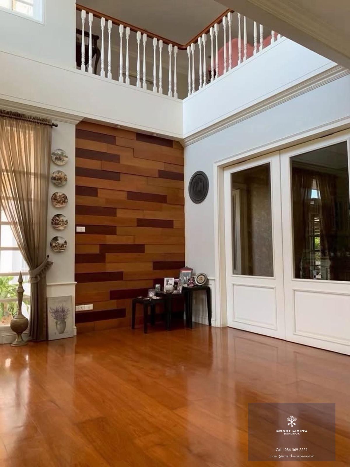 ขาย / ให้เช่า บ้านเดี่ยว ติวานนท์ ที่ดิน 216 ตร.ว ใกล้ MRT ติวานนท์ 500 เมตร พื้นที่ใช้สอย 534 ตร.ม เหมาะอยู่อาศัยหรือทำธุรกิจ