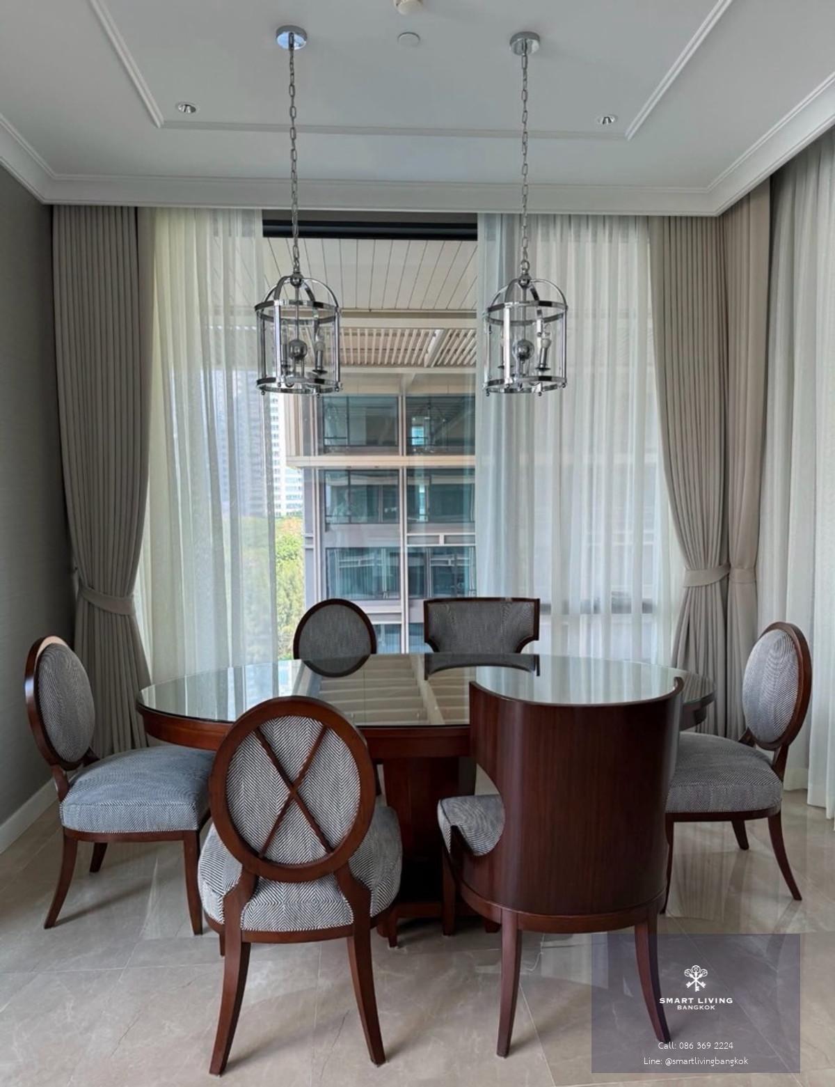 คอนโด Sindhorn Residence ห้องมุม ทำเลหลังสวน ใกล้สวนลุม ห้องว่าง พร้อมอยู่ ทำเล Super Prime เหมาะอยู่อาศัยและลงทุน