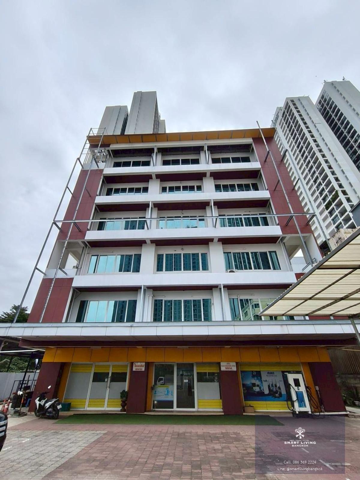 ให้เช่า/ขาย อาคารพาณิชย์ ทำเลดี เหมาะทำธุรกิจ 6 ชั้น พื้นที่ใช้สอย ชั้นละประมาณ 300 ตร.ม.