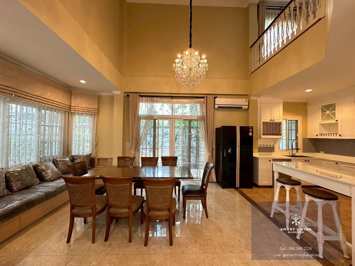 บ้านหรูพร้อมอยู่ปล่อยเช่าราคาดี เฟอร์นิเจอร์ครบ ติดถนนเดินทางสะดวก