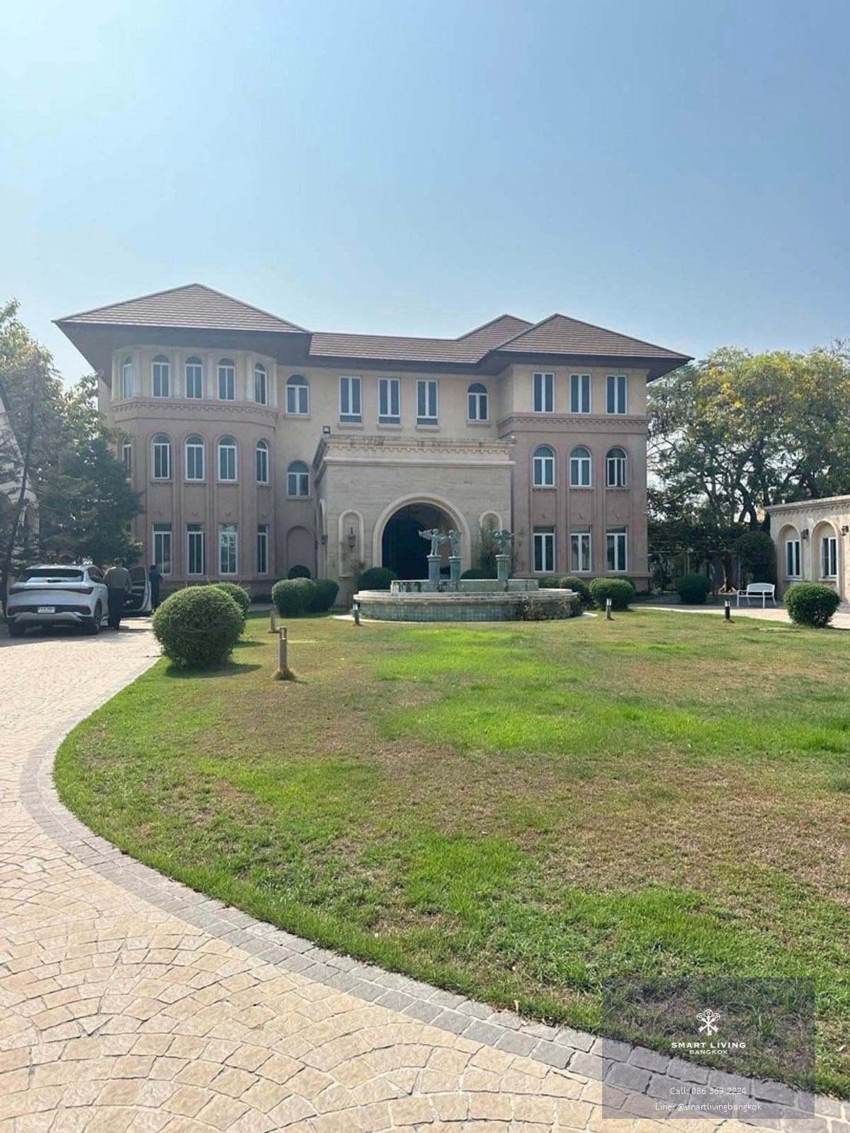 🏰 ขายคฤหาสน์หรู รามคำแหง ที่ดินกว่า 2 ไร่ ใกล้รถไฟฟ้าสถานีราษฎร์พัฒนา
เหมาะอยู่อาศัย | โฮมออฟฟิศ | สินทรัพย์เพื่อการลงทุนระยะยาว