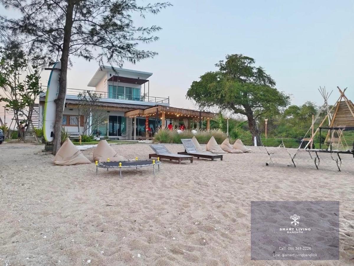 ขายบ้านพักตากอากาศติดทะเล ประจวบคีรีขันธ์ หาดสวย น้ำใส ไม่มีถนนกั้น พร้อมโอกาสสร้างรายได้จากที่พัก